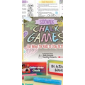 Fun Ways for Kids to Stay Active Kit w/ Chalk & Personalized Slogan